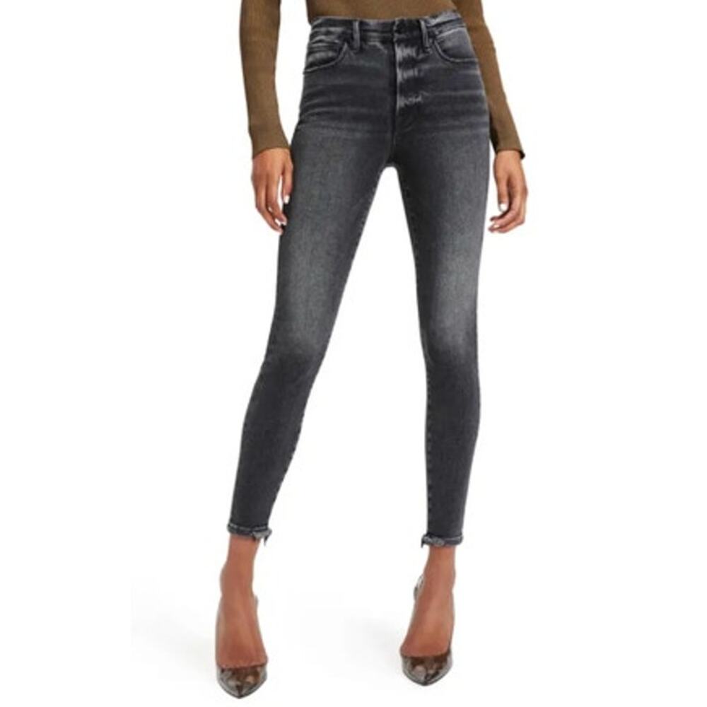 Good American Good Waist Crop Jeans
